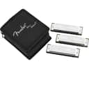 Fender Blues deluxe harmonica 3 pack (c,g,a)