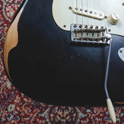 Fender Road Worn '50s Stratocaster 2008 - Black image 11