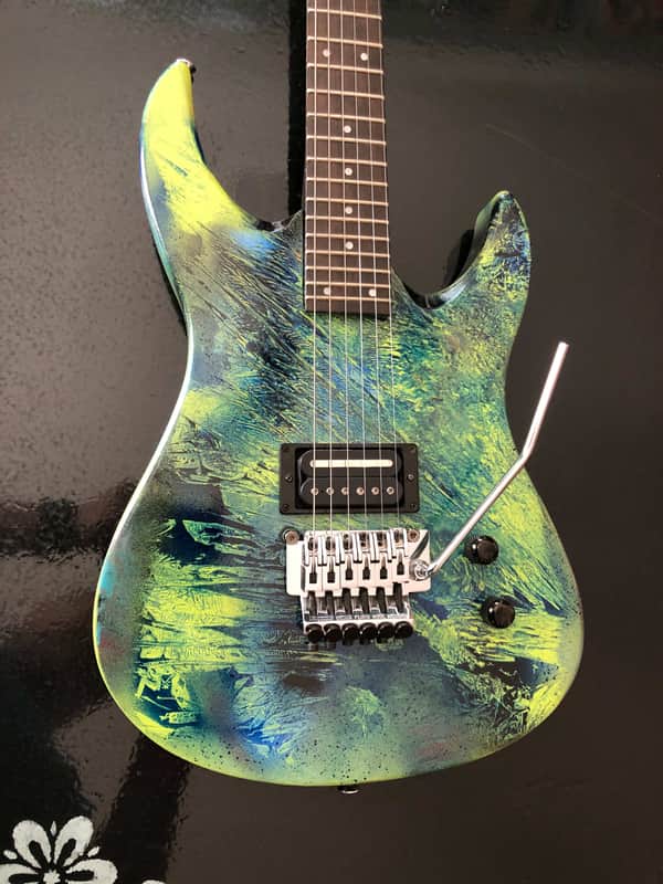 Yamaha RGX 110 87-89 Gotoh Floyd Rose Custom Paint image 1