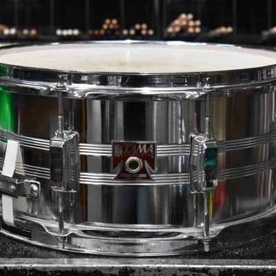 Vintage Tama Swingstar Red Badge Steel Snare Drum 6.5 x 14 image 2