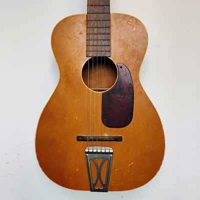 Harmony H927 "Stella" Parlor Tailpiece Guitar - 1960s - Natural - AS-IS image 7