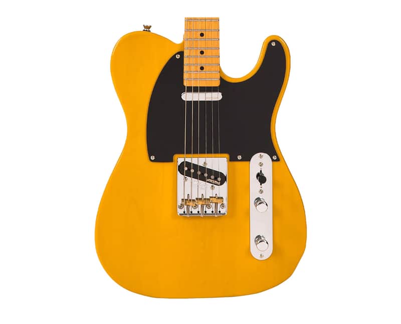 Vintage ReIssued Series V52 Electric Guitar - Butterscotch image 1