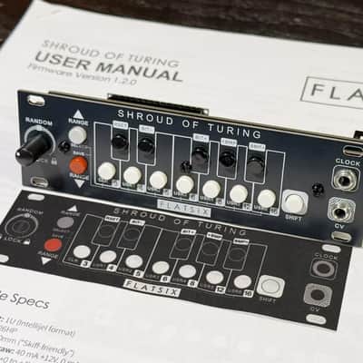 FlatSix Modular Shroud Of Turing (Black) - 1U shift register, quantizing sequencer inspired by the Turing Machine image 2