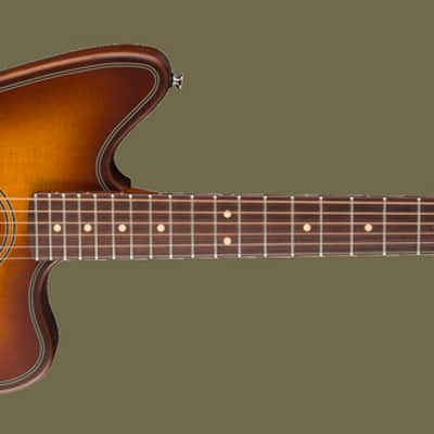 Fender Acoustasonic Standard Jazzmaster - Honey Burst image 3