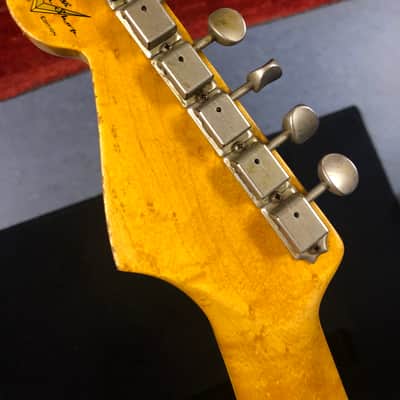 Fender Stratocaster Custom Shop 1960 Relic Limited Edition LP Blue/Sunburst 2016 - Lake Placid Blue over Sunburst image 4