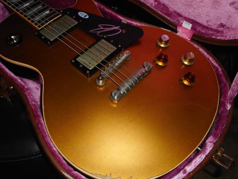 Gibson  Bonamassa Aged Limited run Custom Shop Les Paul Goldtop Signed by Joe image 1