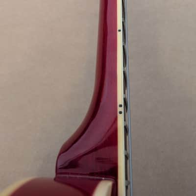 Revelation RT75 Hollow Body Electric Guitar Cherry Red Great Player image 9