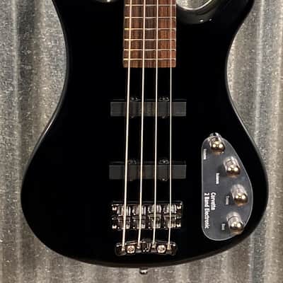 Warwick RockBass Corvette Basic Black Active Short Scale 4 String Bass & Bag Blem #1021 image 1