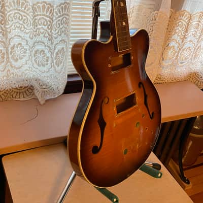 vintage KAY JAZZ II archtop guitar body / project wood only luthier parts barney kessel image 5