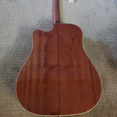 Washburn HD100SWCEK Heritage Dreadnought Cutaway with Electronics Natural image 8
