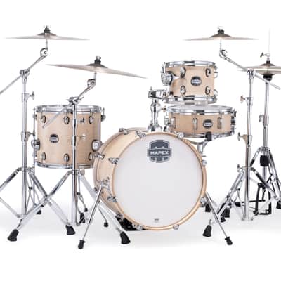 Mapex Mars Maple Natural Satin BOP Drums 4pc Shell Pack 18/10/14/14 | NEW Authorized Dealer image 1