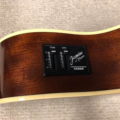 Takamine Jasmine ES-50c Acoustic/Electric Bass & Gigbag image 5