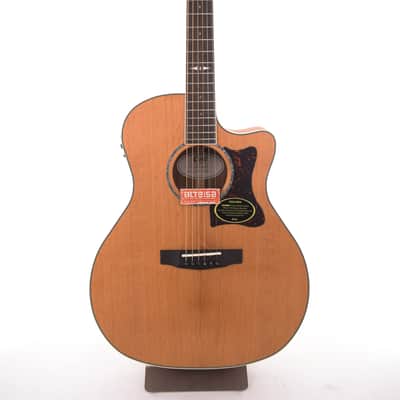 Cort GA5F-BW NS Grand Regal Series Solid Red Cedar/Australian Blackwood Grand Auditorium Cutaway with Electronics 2026Natural Satin 2062gr image 2