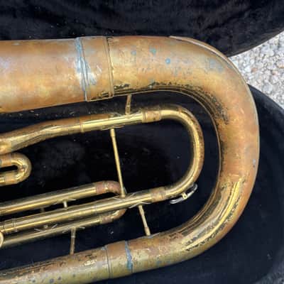 C G Conn Euphonium 3 Valve 1955 - Brass image 6