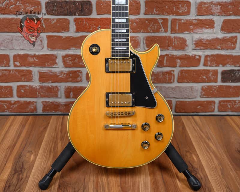 Gibson Les Paul Custom Plain Maple Top Natural 1976 w/OHSC image 1