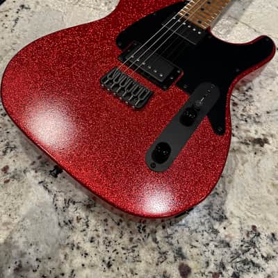 LsL Instruments T Bone 24 Fret - Brilliant Fire Sparkle - Matching Headstock image 6