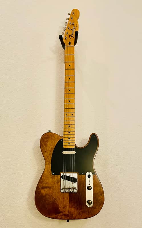 Partscaster Tele 2 Piece Alder Body One Piece Maple Neck Made with High End Parts 2026 - Walnut image 1