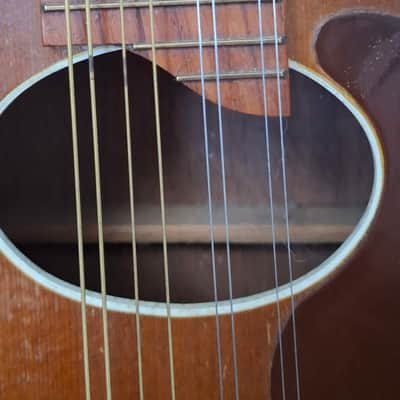 1940s Regal Sunburst Finish Flatback Mandolin image 10