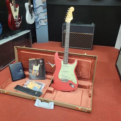 Fender Custom Shop Michael Landau '63 Stratocaster Relic 2013 - Present - Fiesta Red over 3-Color Sunburst image 1