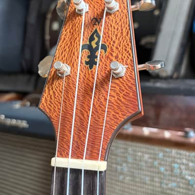 2012 Rick Turner Compass Rose Tenor Ukulele #297 – Cedar / Figured Sycamore – Gig Bag image 5