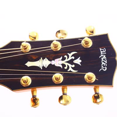 Blazer 1995 D-45 style from 1995 - Made in Martin D-45 style - fine handmade acoustic guitar (Blazer & Henkes) - check video! image 8