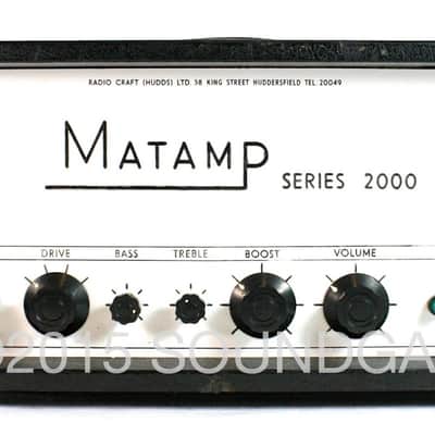 Matamp Series 2000 Bass Head 1964 image 2
