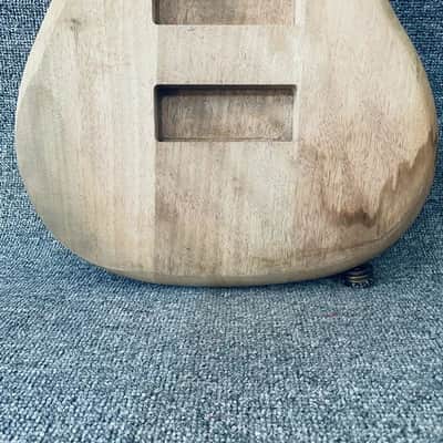 Mahogany Wood Bass Guitar Body image 3