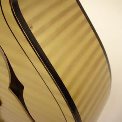 Vintage 1960's Kay K6868 Style Leader Archtop Acoustic Guitar Honey Blonde image 9