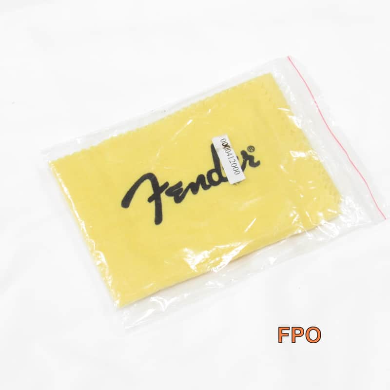 Vintage Fender LOGO Guitar Polishing Cloth Vintage AVRI Strat Tele Case Candy image 1