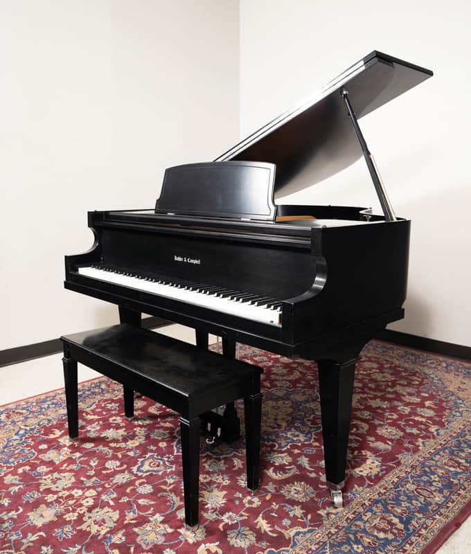 Kohler & Campbell Grand Piano w/ QRS Player System| Satin Ebony | SN: 60650 | Used image 1