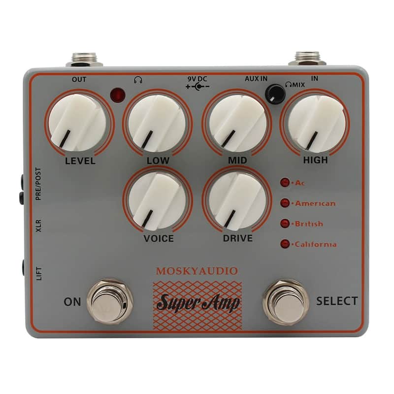 4-in-1 Analog Amp Simulator (VOX AC/FENDER/MESA/MARSHALL) image 1