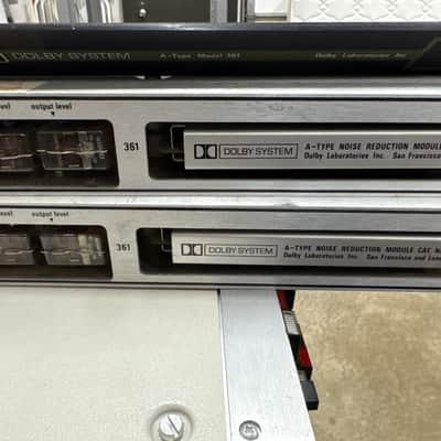 (2) Dolby system 361 Type A Noise Reduction units with CAT 22 cards. Close serial numbers image 6