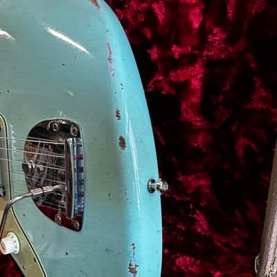 Fender Custom Shop Dealer Select '61 Jazzmaster Wide Range Relic Left-Handed 2022 - Surf Green image 5