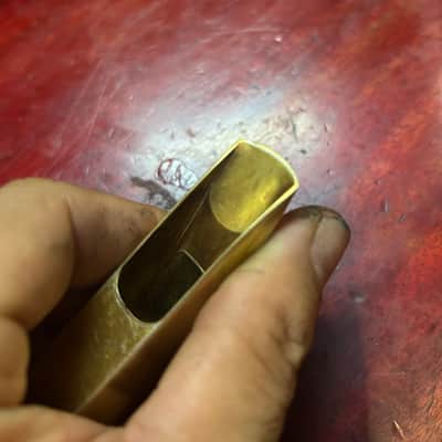 DG Cressent Tenor mouthpiece 1980s - Original plating image 3