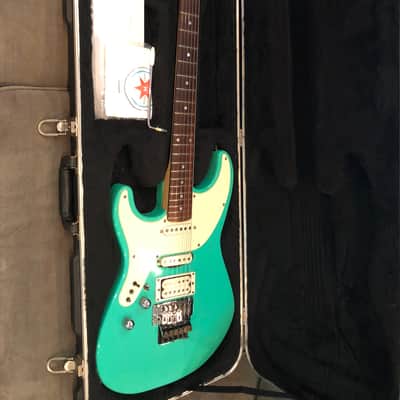 Left Handed Lefty Kramer EE Pro 1 Elliot Easton 1987 Sea Foam Green image 2