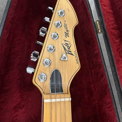 Peavey Mystic USA 1984 electric guitar black great shape image 8