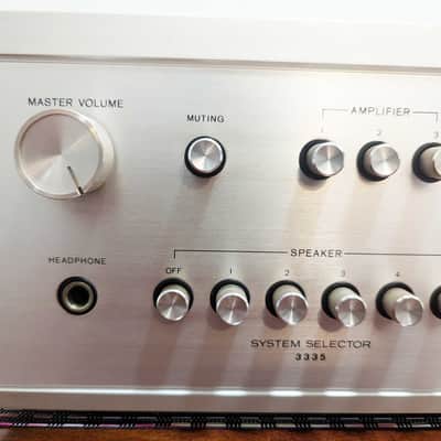 Sony ASS-3335 Audio Selector: Input/Tape/Phono, 3 Amps, 5 Speakers