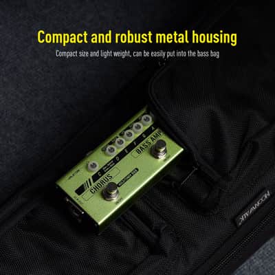 Valeton Bass Multi-Effects Pedal Stage Session Gigging Practice Analog Amp Boost Comp Chorus Dapper Bass Mini (U.S. domestic inventory For Prompt Shipment) image 6