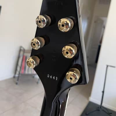 Gibson 50th Anniversary Flying V 2008 GOTM - AAA top Brimstone Burst + OHSC image 10