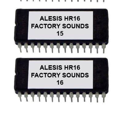 Alesis HR-16 factory sound Eproms + firmware OS version 1.09 Rom chip ic HR16B