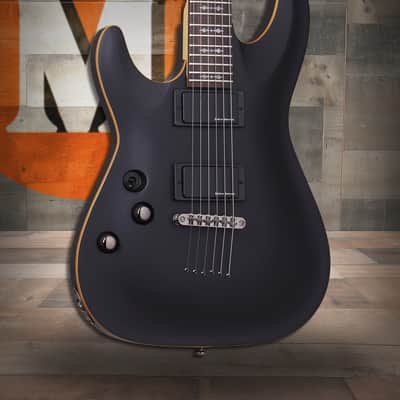 Schecter Demon-6 LH - Satin Black (3665) image 1