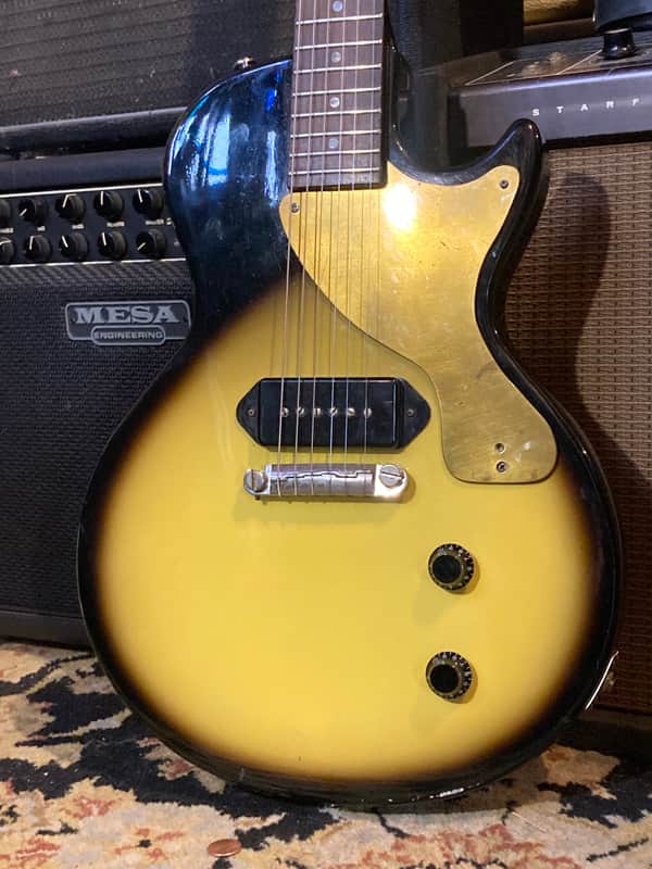 Burny Rockin’ Roll Singlecut Junior Jr MIJ 1980s - Vintage Sunburst image 1