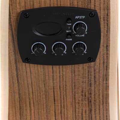 Ovation Applause AEO-69 Jump Grand Auditorium Acoustic-Electric Guitar, Solid Spruce Top, Lipstick image 3