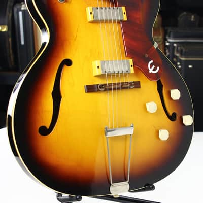 RARE 1958 Epiphone Gibson-Made Zephyr Regent Thinline E312T Electric - 2 New York Pickups, Cutaway image 3