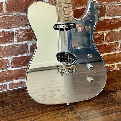 Noah SLIM Guitar 2020 Magic Mirror Chromed Aluminum Finish Made in Italy, New (Authorized Dealer) image 2