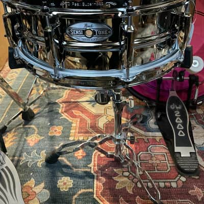 Pearl 14x5” SensiTone Heritage Alloy Steel Snare Drum image 4