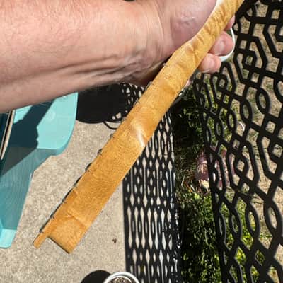 Late 80s Warmoth Telecaster Tele Birdseye Maple Neck Floyd Compound Radius Clapton Profile image 7