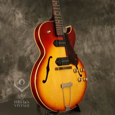 1962 Gibson ES-125 TDC Sunburst w/flame maple top image 4