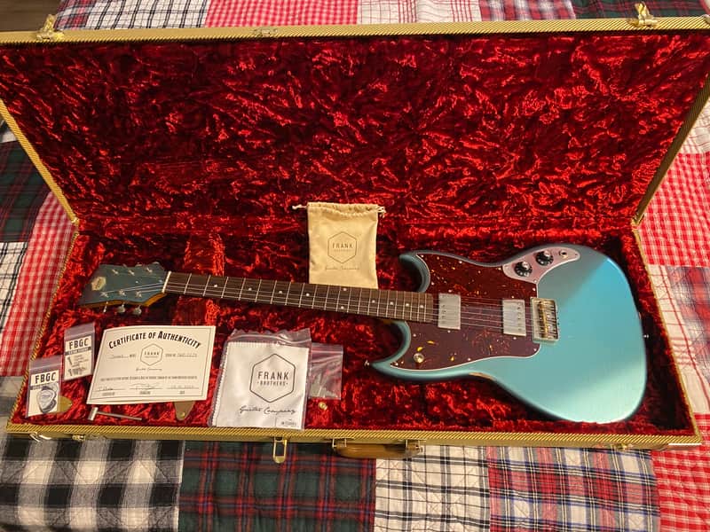 Frank Brothers Guitar Company Sonar 2024 - Faded Lake Placid Blue image 1