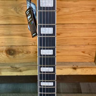 Hagstrom SUVIK-DDL Super Viking Semi-Hollow - Dandy Dandelion image 5